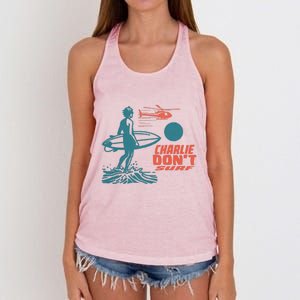 Charlie DonT Surf Women's Knotted Racerback Tank