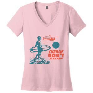 Charlie DonT Surf Women's V-Neck T-Shirt