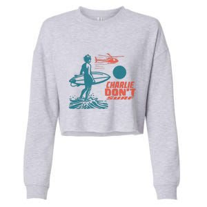 Charlie DonT Surf Cropped Pullover Crew