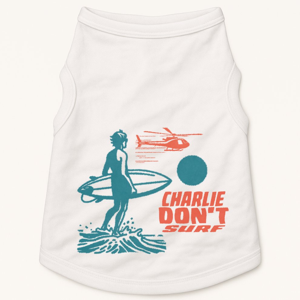 Charlie DonT Surf Doggie Tank