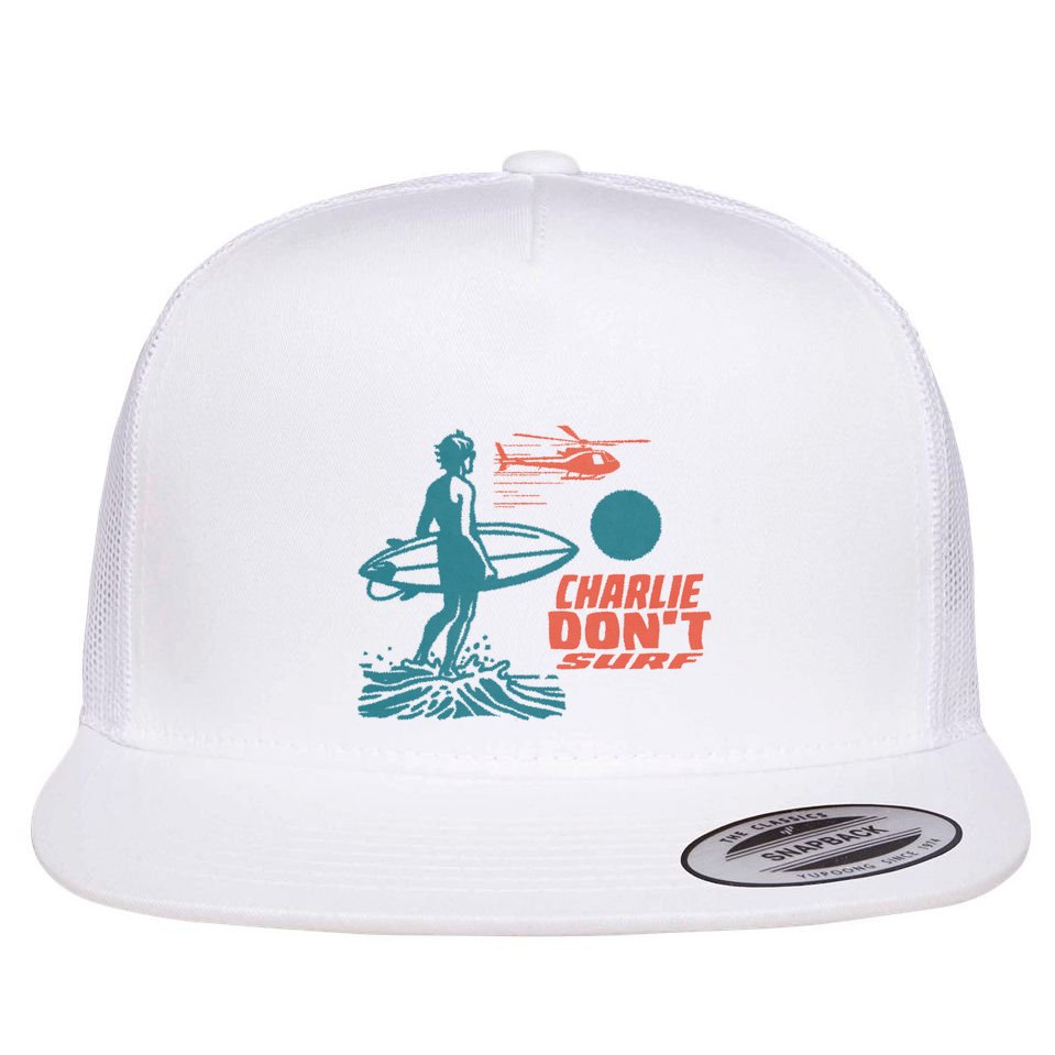 Charlie DonT Surf Flat Bill Trucker Hat