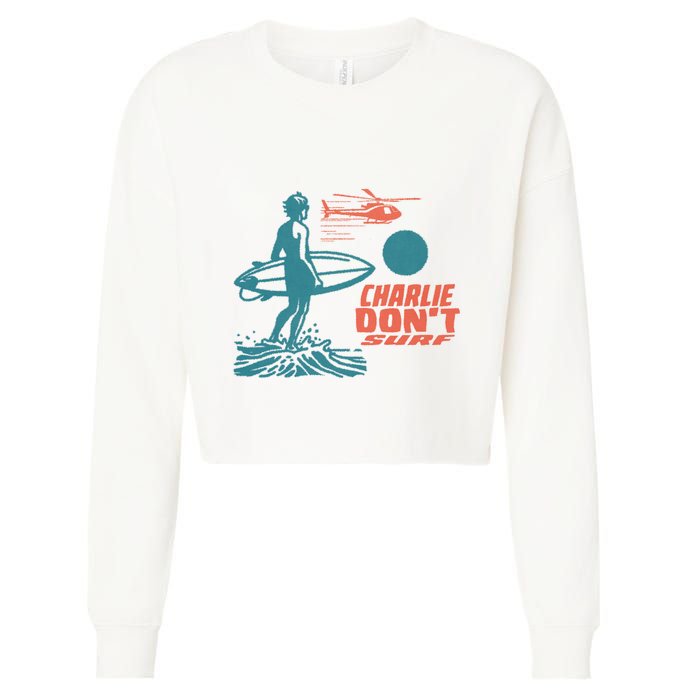 Charlie DonT Surf Cropped Pullover Crew