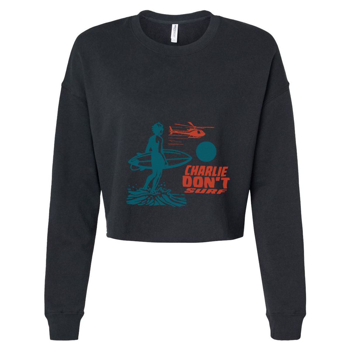 Charlie DonT Surf Cropped Pullover Crew