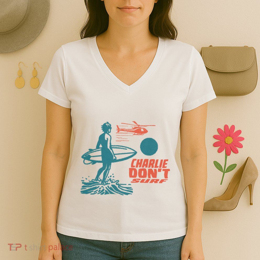Charlie DonT Surf Women's V-Neck T-Shirt