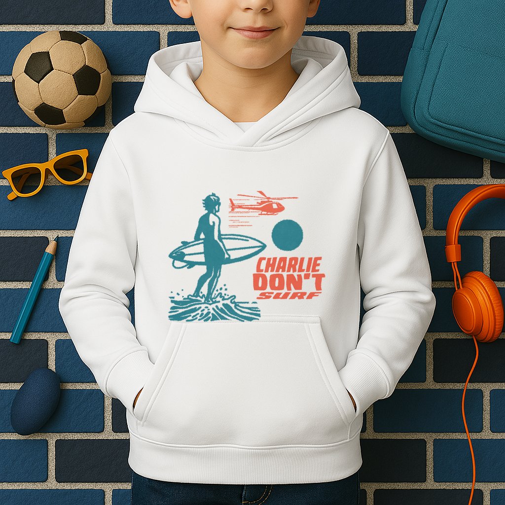 Charlie DonT Surf Kids Hoodie