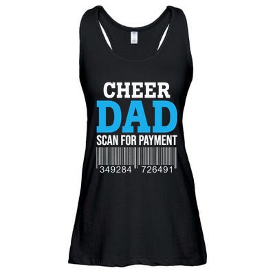 Cheer Dad Scan For Payment Father Ever Ladies Essential Flowy Tank