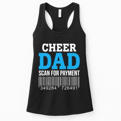Cheer Dad Scan For Payment Father Ever Womens Tank Top
