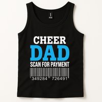 Cheer Dad Scan For Payment Father Ever Tank Top