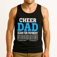 Cheer Dad Scan For Payment Father Ever Tank Top