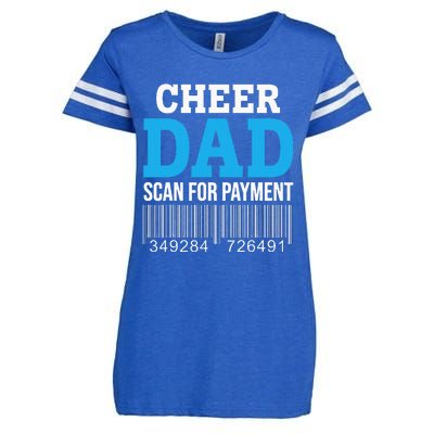 Cheer Dad Scan For Payment Father Ever Enza Ladies Jersey Football T-Shirt