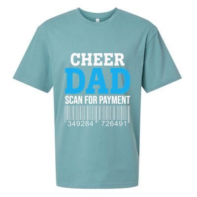 Cheer Dad Scan For Payment Father Ever Sueded Cloud Jersey T-Shirt