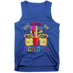 Craft Drawing School Student 100 Days Of School Gift Tank Top