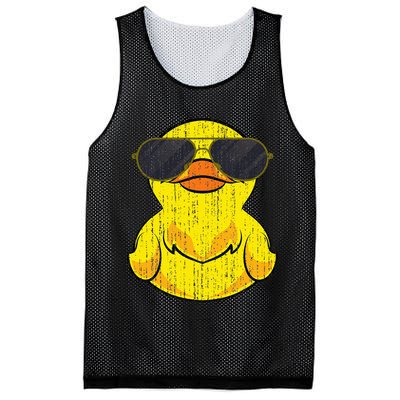 Cool Duckie Sunglasses Duckling Funny Ducky Rubber Duck Mesh Reversible Basketball Jersey Tank