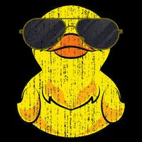 Cool Duckie Sunglasses Duckling Funny Ducky Rubber Duck Mesh Reversible Basketball Jersey Tank