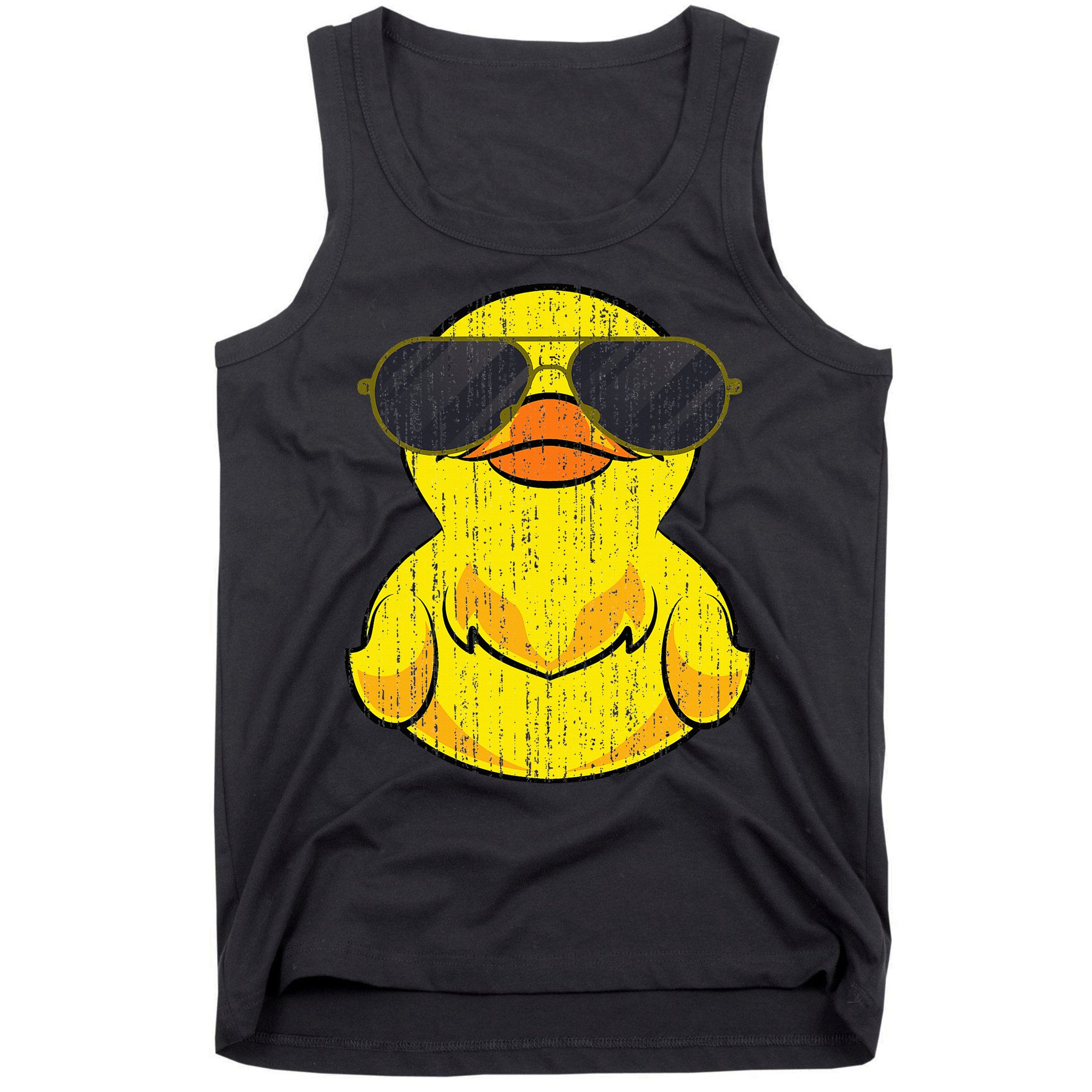 Cool Duckie Sunglasses Duckling Funny Ducky Rubber Duck Tank Top