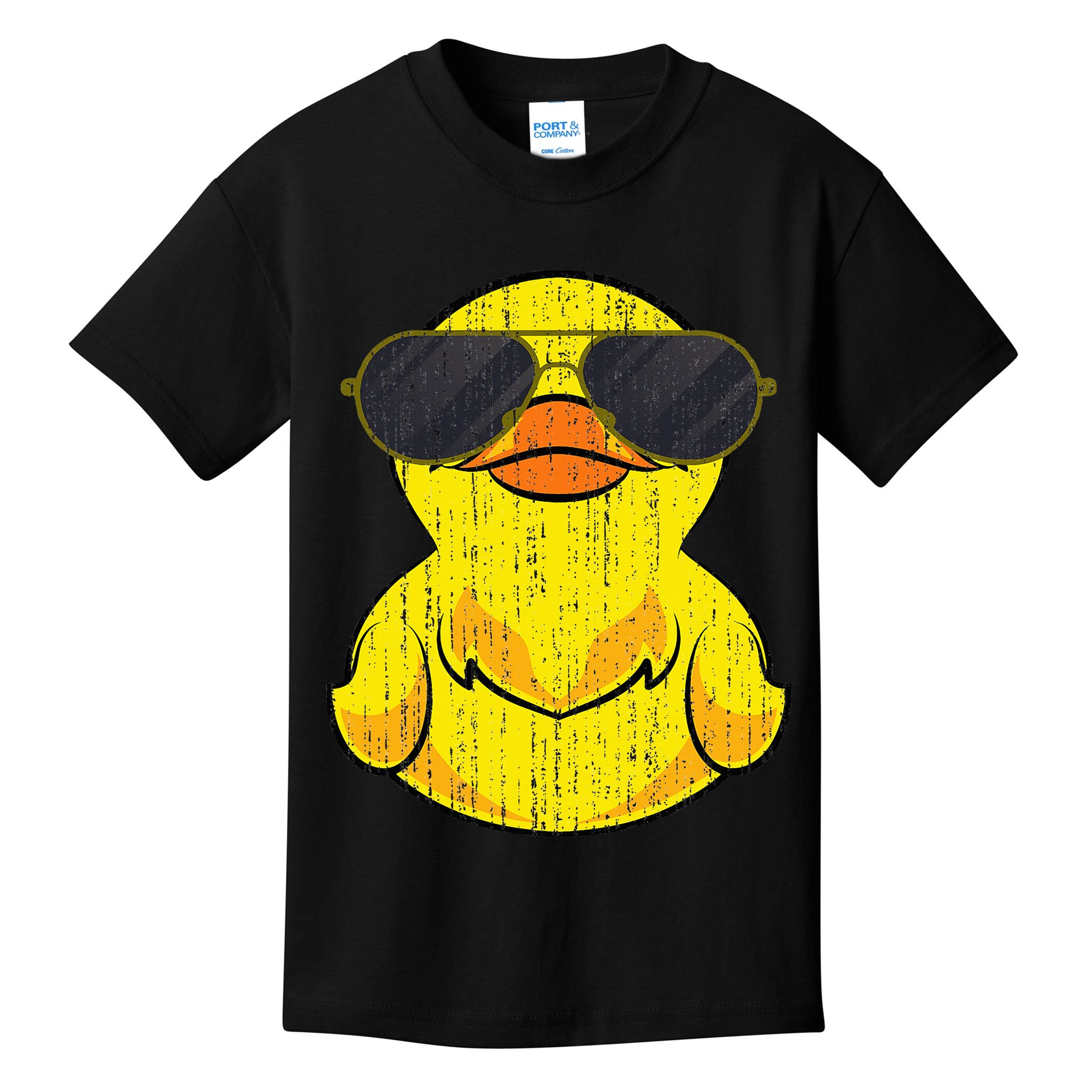 Cool Duckie Sunglasses Duckling Funny Ducky Rubber Duck Kids T-Shirt
