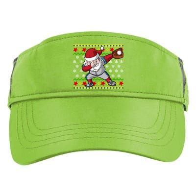 Christmas Dabbing Santa Baseball Dad Uncle Brother Gift Adult Drive Performance Visor