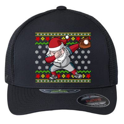 Christmas Dabbing Santa Baseball Dad Uncle Brother Gift Flexfit Unipanel Trucker Cap