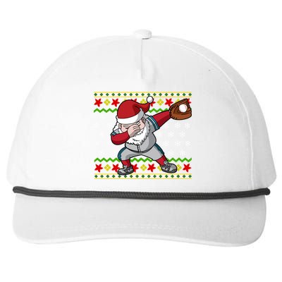 Christmas Dabbing Santa Baseball Dad Uncle Brother Gift Snapback Five-Panel Rope Hat