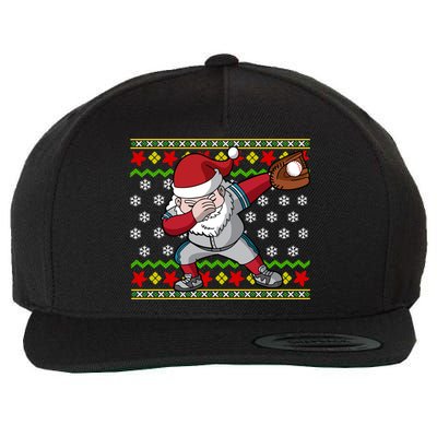 Christmas Dabbing Santa Baseball Dad Uncle Brother Gift Wool Snapback Cap