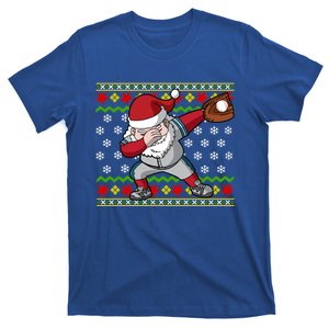 Christmas Dabbing Santa Baseball Dad Uncle Brother Gift T-Shirt