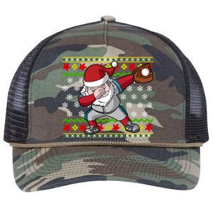 Christmas Dabbing Santa Baseball Dad Uncle Brother Gift Retro Rope Trucker Hat Cap