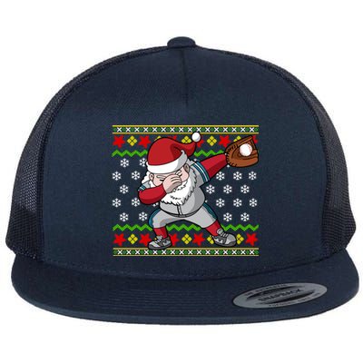 Christmas Dabbing Santa Baseball Dad Uncle Brother Gift Flat Bill Trucker Hat