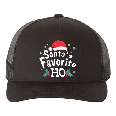 Christmas Day Santa Favorite Ho Funny Yupoong Adult 5-Panel Trucker Hat