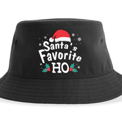 Christmas Day Santa Favorite Ho Funny Sustainable Bucket Hat