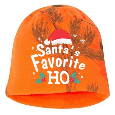 Christmas Day Santa Favorite Ho Funny Kati - Camo Knit Beanie