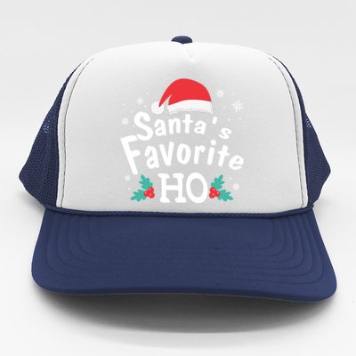 Christmas Day Santa Favorite Ho Funny Trucker Hat