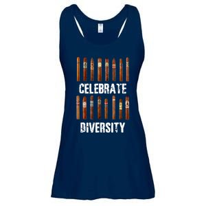 Celebrate Diversity Smoke Cigars Cigar Smoking Ladies Essential Flowy Tank