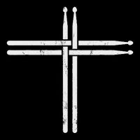 Christian Drum Stick Cross Funny Drummer 16 in Basic Backpack