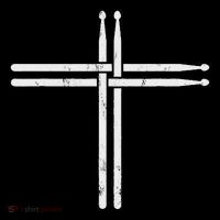Christian Drum Stick Cross Funny Drummer Short Acrylic Beanie