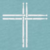 Christian Drum Stick Cross Funny Drummer Sueded Cloud Jersey T-Shirt