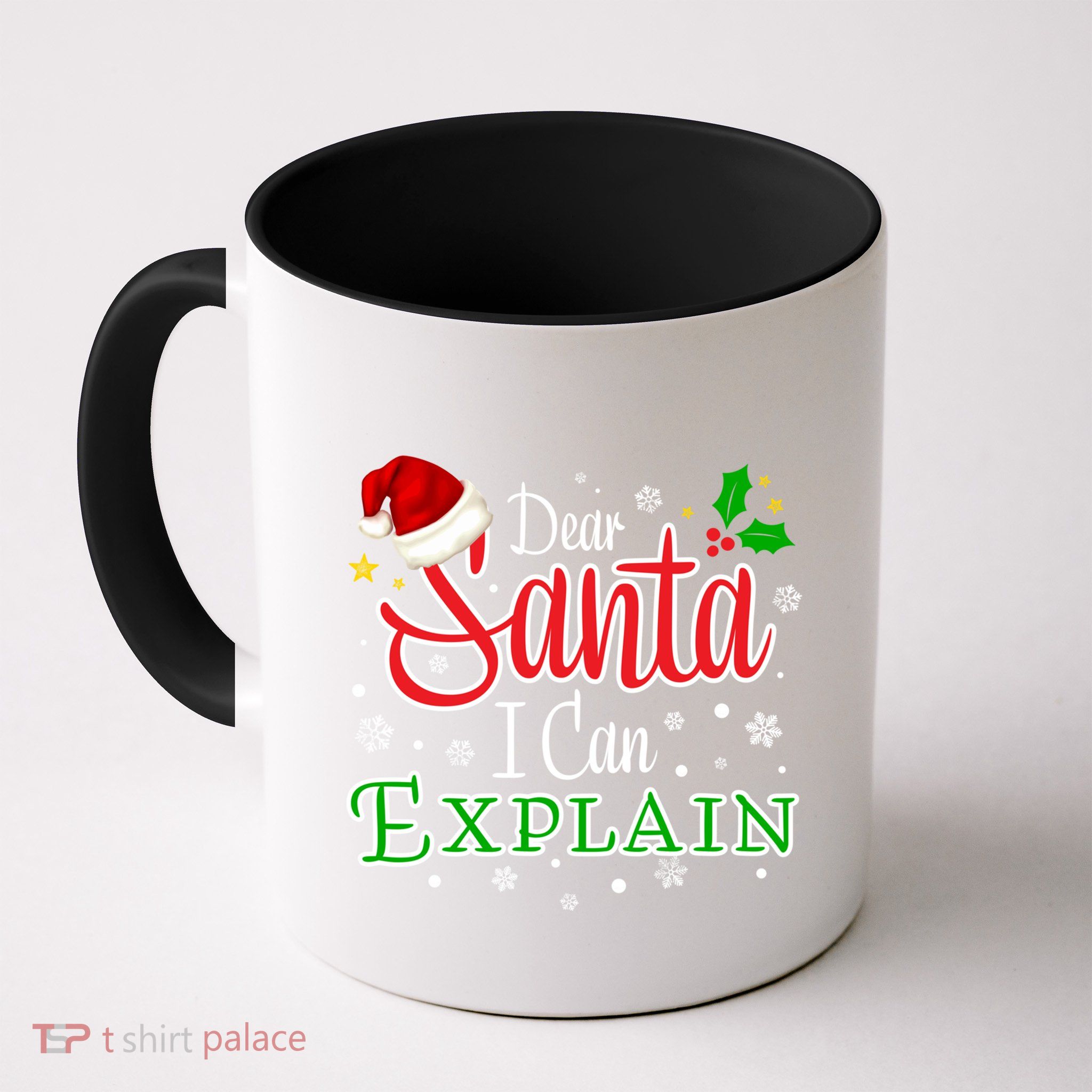 Christmas Dear Santa I Can Explain Funny Santa Claus Joke Gift Mug