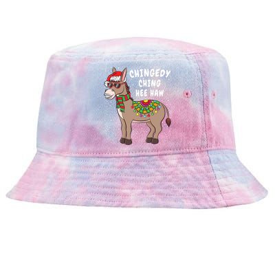 Christmas Donkey Sweater Funny American Italian Xmas Gift Meaningful Gift Tie-Dyed Bucket Hat