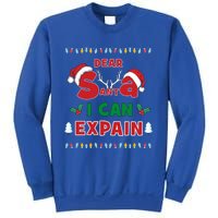 Christmas Dear Santa I Can Explain Funny Santa Claus Joke Cute Gift Sweatshirt