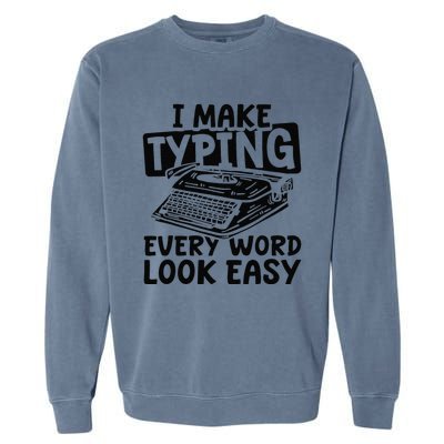 Court Documentation Stenographer Legal Court Reporter Garment-Dyed Sweatshirt