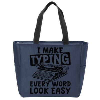 Court Documentation Stenographer Legal Court Reporter Zip Tote Bag