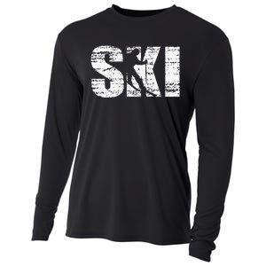 Cool Distressed Skiing Hoodie For Skiers Cooling Performance Long Sleeve Crew