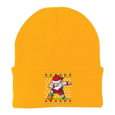 Christmas Dabbing Santa Basketball Dance Gift Knit Cap Winter Beanie