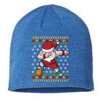 Christmas Dabbing Santa Basketball Dance Gift Sustainable Beanie