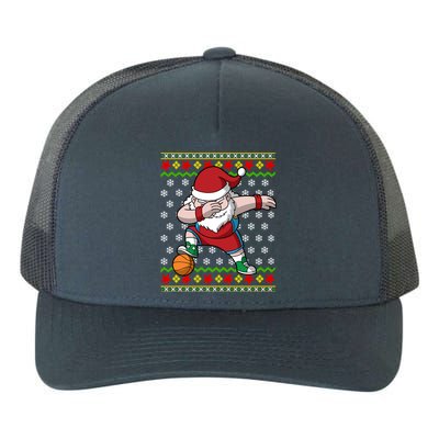 Christmas Dabbing Santa Basketball Dance Gift Yupoong Adult 5-Panel Trucker Hat