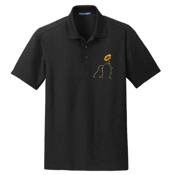 Cute Dog Sunshine Dog Lover Dog Owner Dry Zone Grid Polo