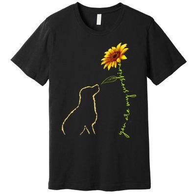 Cute Dog Sunshine Dog Lover Dog Owner Premium T-Shirt