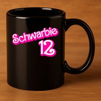 Cute Doll Schwarbie 12 11oz C Handle Ceramic Mug