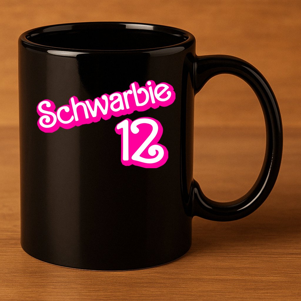 Cute Doll Schwarbie 12 11oz C Handle Ceramic Mug