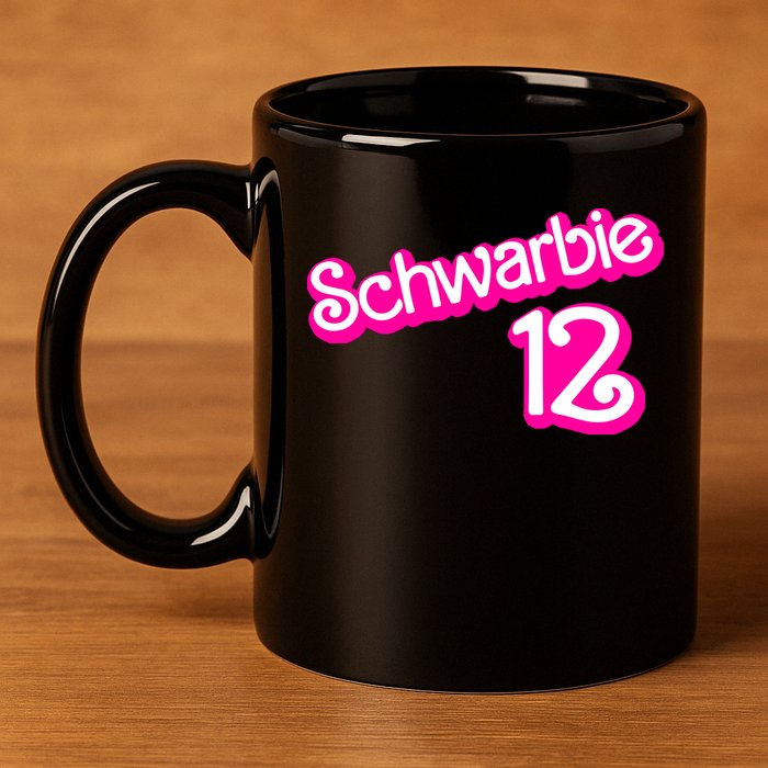 Cute Doll Schwarbie 12 11oz C Handle Ceramic Mug