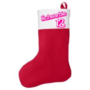 Cute Doll Schwarbie 12 Felt Holiday Christmas Stocking